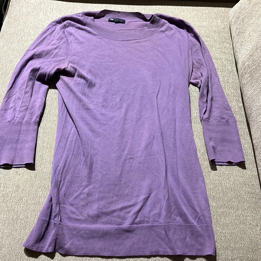 Gap sweater with 3/4 length sleeve size S